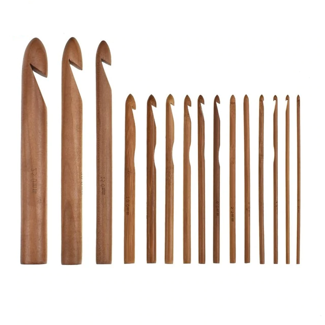 15 agulhas de crochê